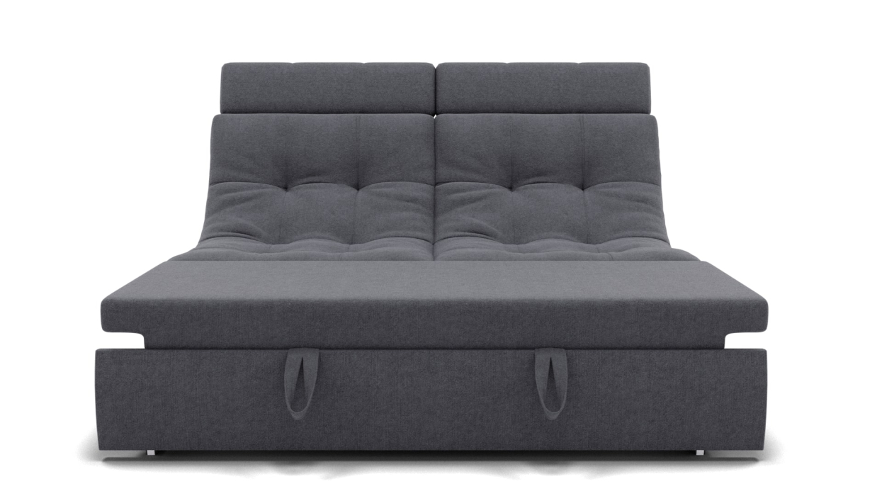 Диваны кровати со спальным местом, Прямой диван Монако-1 ППУ, велюр