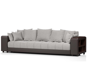 Диван-кровать Дубай еврокнижка,велюр+экокожа