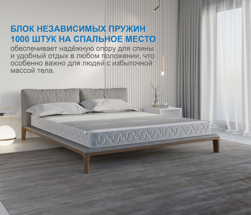 Другие размеры, Матрас Сити-Мадрид в чехле Magnetic 1800х2000