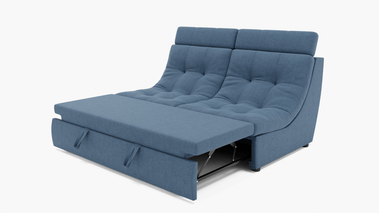 Диваны кровати со спальным местом, Прямой диван Монако-1 ППУ, велюр