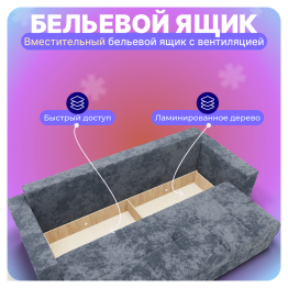 Прямой диван Рио, ППУ, Симпл