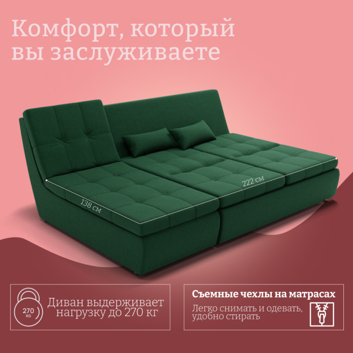 Диваны угловые в гостиную, Угловой диван Калифорния-2 ППУ, велюр