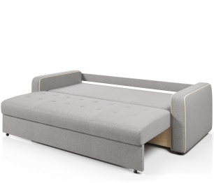 Диван-кровать прямой Атланта с кантом еврокнижка,велюр