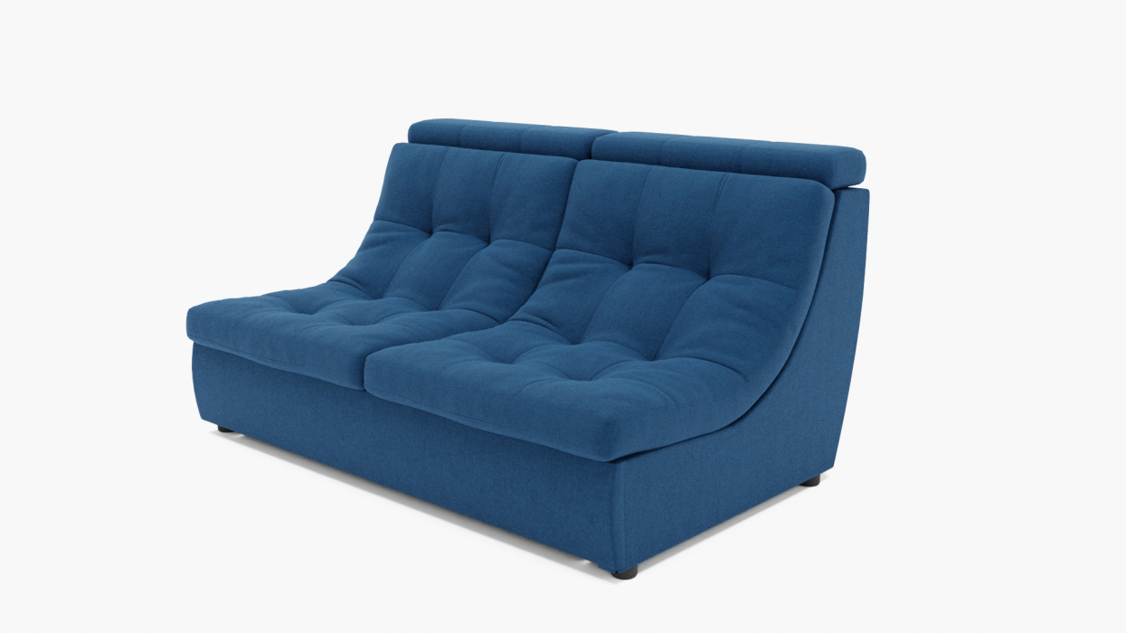 Диваны кровати со спальным местом, Прямой диван Монако-1 ППУ, велюр