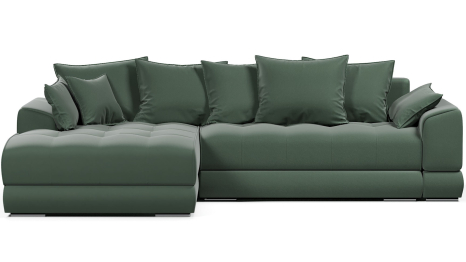 Диван-кровать угловой еврокнижка Модерн Nordkisa,велюр