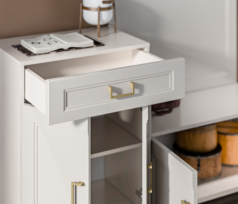 Прихожие, Прихожая Ассоль Кашемир серый/МДФ Кашемир