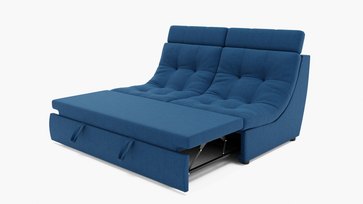 Диваны кровати со спальным местом, Прямой диван Монако-1 ППУ, велюр