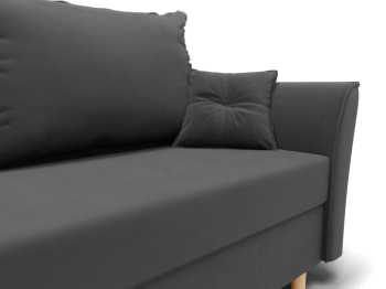 Прямой диван Наоми,еврокнижка,велюр