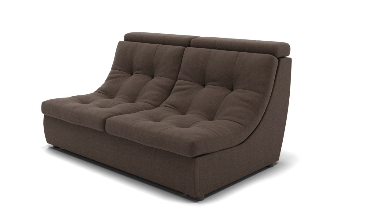 Диваны кровати со спальным местом, Прямой диван Монако-1 ППУ, велюр