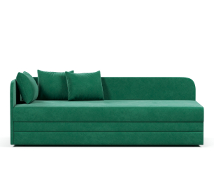 Диван прямой Ава 3 нераскладной,велюр