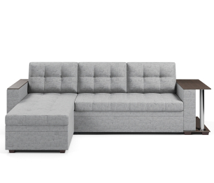 Диван-кровать угловой Атланта со столом дельфин,рогожка